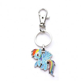 Брелок металлический Мой маленький пони - Рейнбоу Дэш / My little pony - Rainbow dash